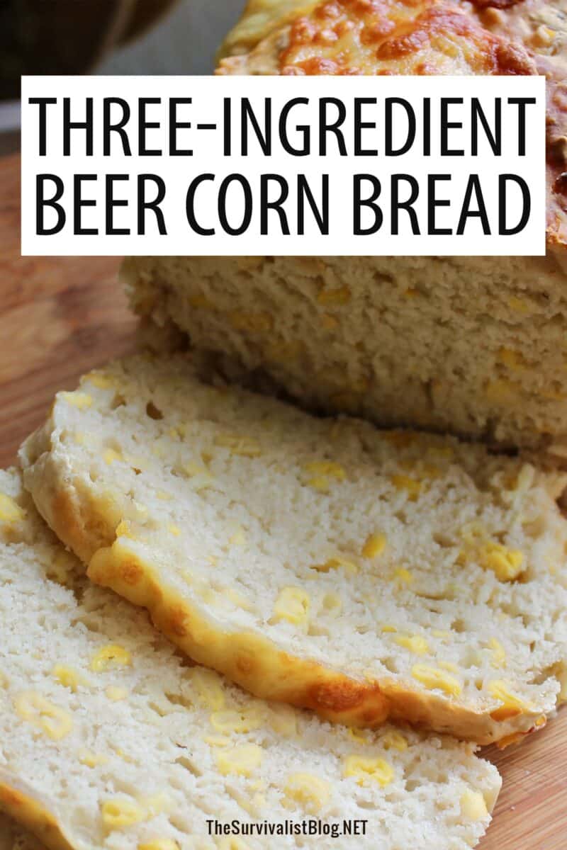 beer corn bread Pinterest image 