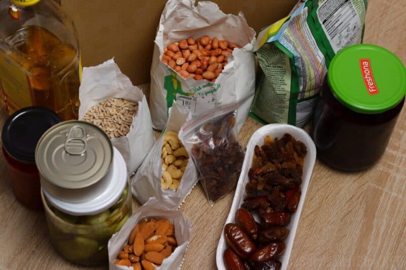 nuts seeds olive oil other long shelf-life foods
