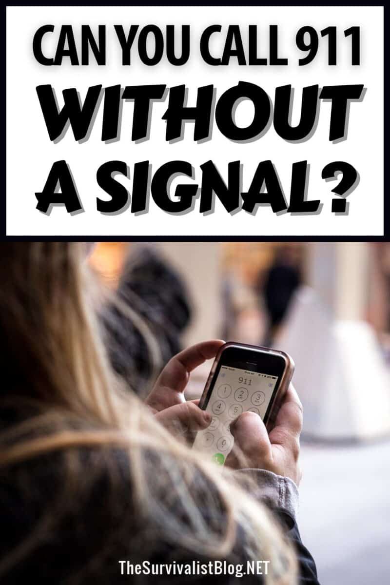 can you call 911 without a signal pinterest