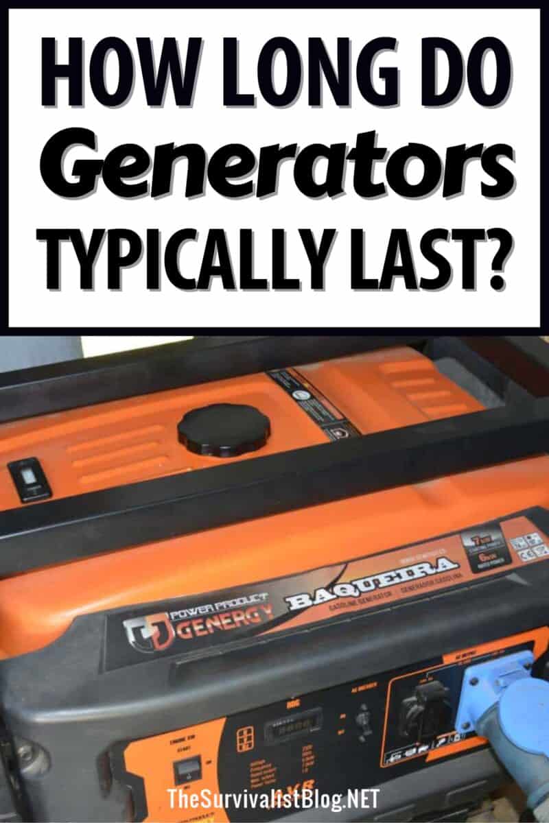 generator lifespan pinterest